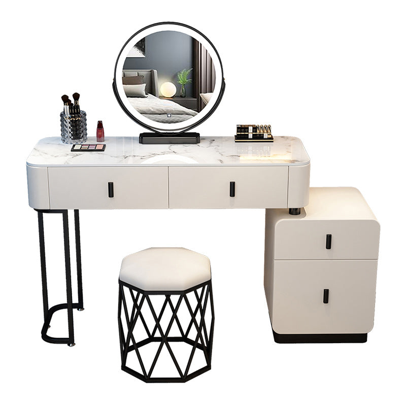 Contemporary Bedroom Vanity Dressing Table Wooden Makeup Vanity Desk with Drawer