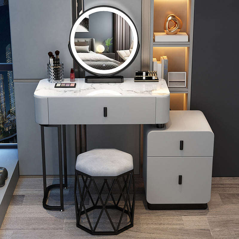 Contemporary Bedroom Vanity Dressing Table Wooden Makeup Vanity Desk with Drawer