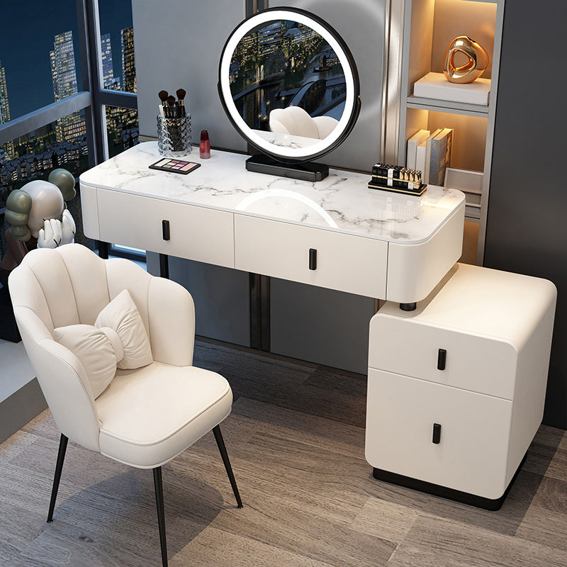 Contemporary Bedroom Vanity Dressing Table Wooden Makeup Vanity Desk with Drawer