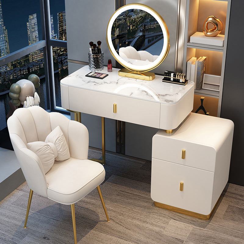 Contemporary Bedroom Vanity Dressing Table Wooden Makeup Vanity Desk with Drawer