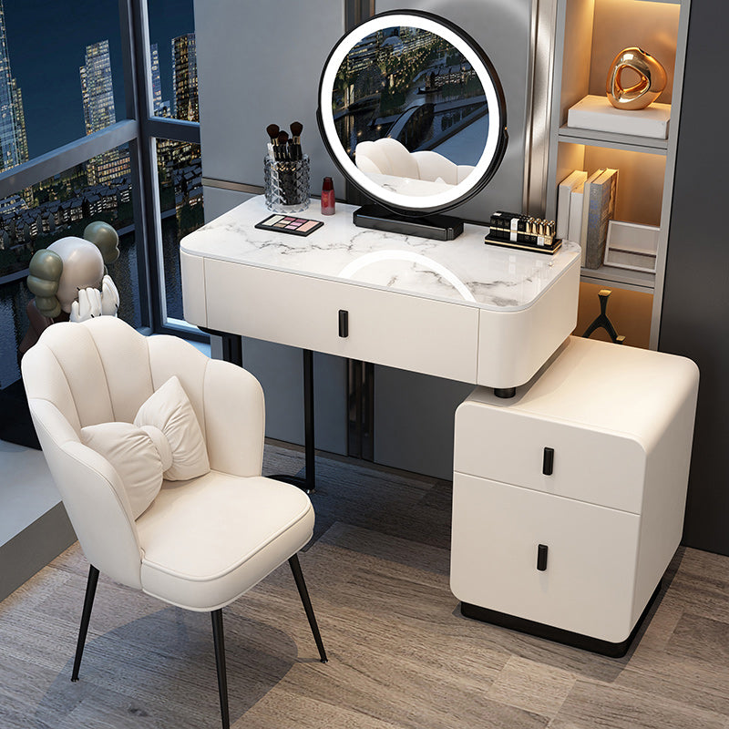 Contemporary Bedroom Vanity Dressing Table Wooden Makeup Vanity Desk with Drawer
