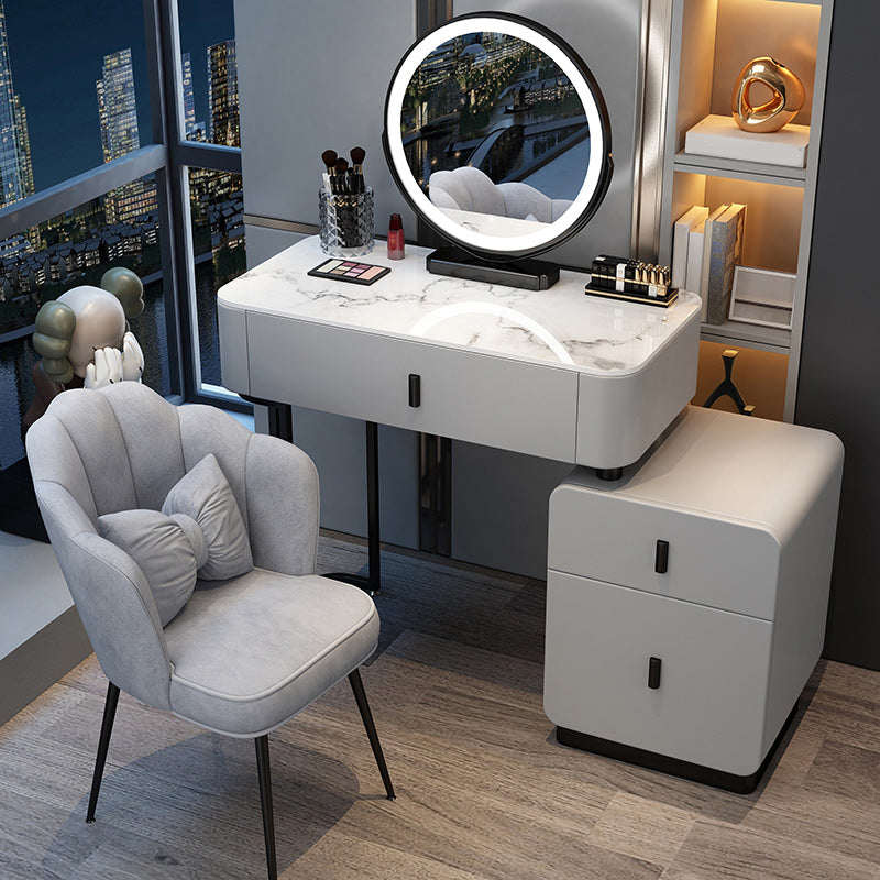 Contemporary Bedroom Vanity Dressing Table Wooden Makeup Vanity Desk with Drawer