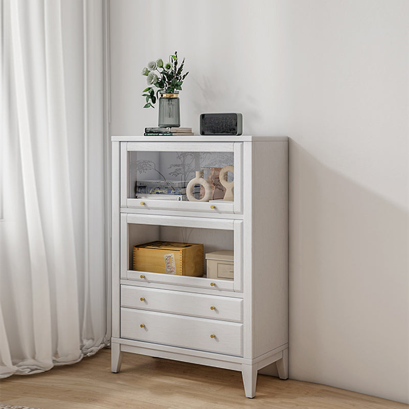 Minimalism Rectangle Chest Mid-Century Modern Wooden Accent Chest