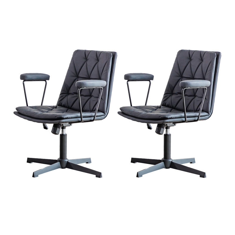 No Wheels Office Chair Contemporary Swivel Rolling Task Chair