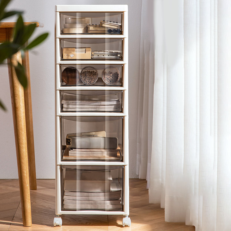 Modern Plastic File Cabinet Drawers Storage Filing Cabinet for Office