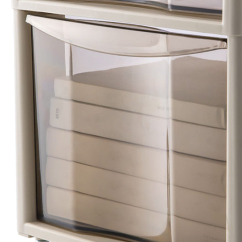 Modern Plastic File Cabinet Drawers Storage Filing Cabinet for Office