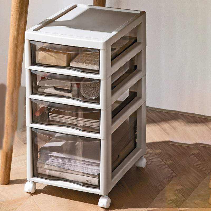 Modern Plastic File Cabinet Drawers Storage Filing Cabinet for Office