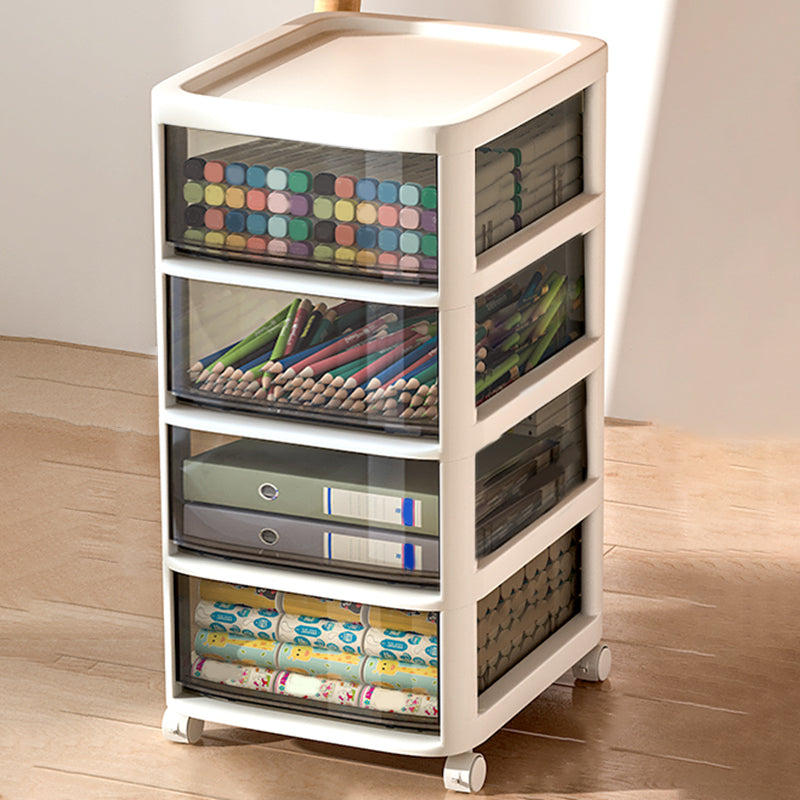 Modern Plastic File Cabinet Drawers Storage Filing Cabinet for Office