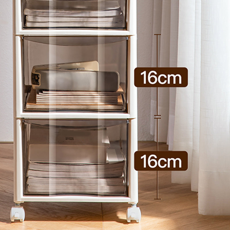 Modern Plastic File Cabinet Drawers Storage Filing Cabinet for Office