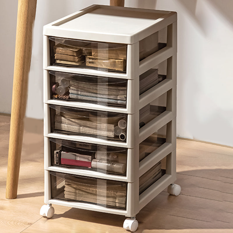 Modern Plastic File Cabinet Drawers Storage Filing Cabinet for Office