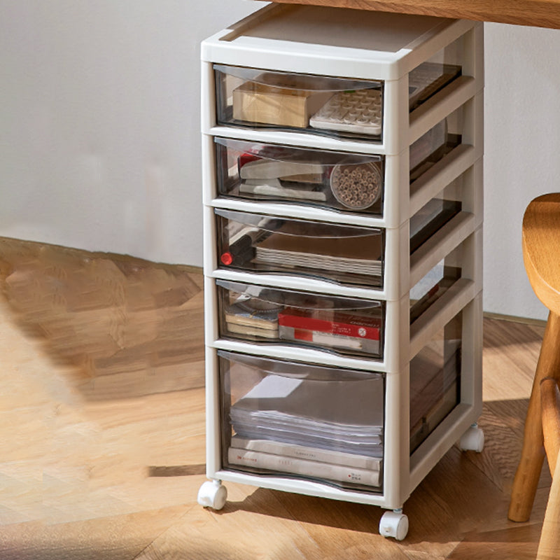 Modern Plastic File Cabinet Drawers Storage Filing Cabinet for Office