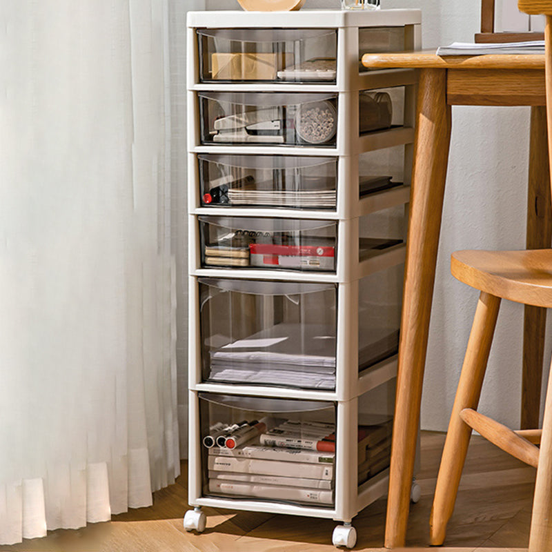 Modern Plastic File Cabinet Drawers Storage Filing Cabinet for Office