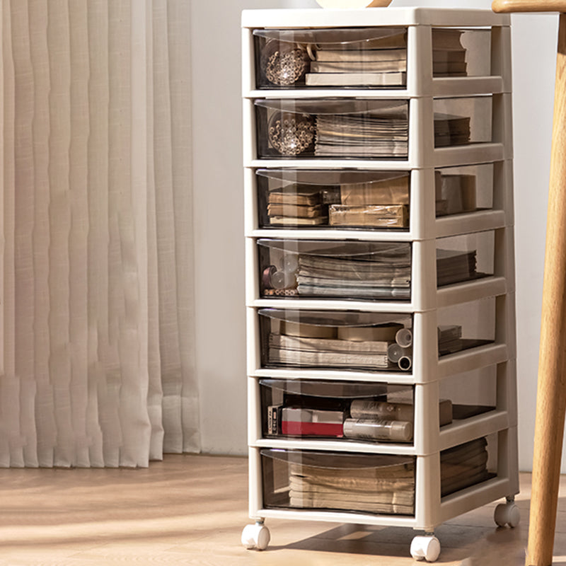 Modern Plastic File Cabinet Drawers Storage Filing Cabinet for Office