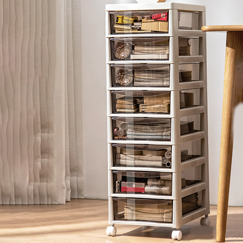 Modern Plastic File Cabinet Drawers Storage Filing Cabinet for Office