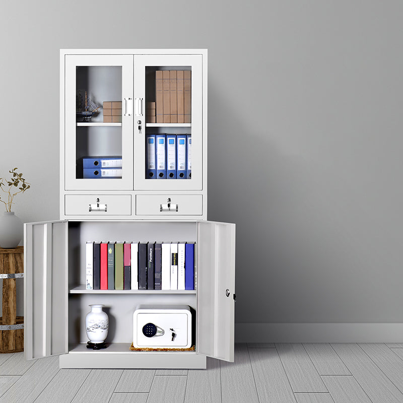 Glass Storage File Cabinet Contemporary Shelves Locking File Cabinet