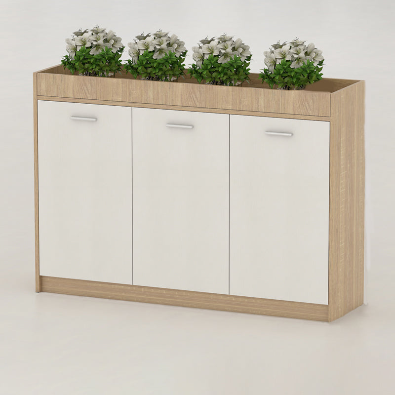 Nordic Storage File Cabinet Wooden Frame Vertical Filing Cabinet for Office