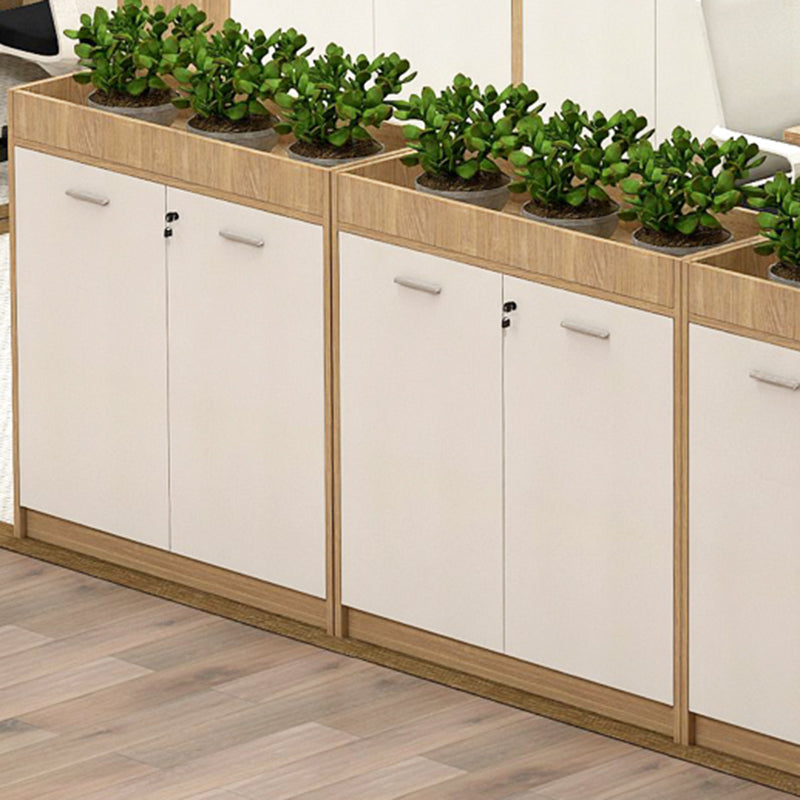 Nordic Storage File Cabinet Wooden Frame Vertical Filing Cabinet for Office