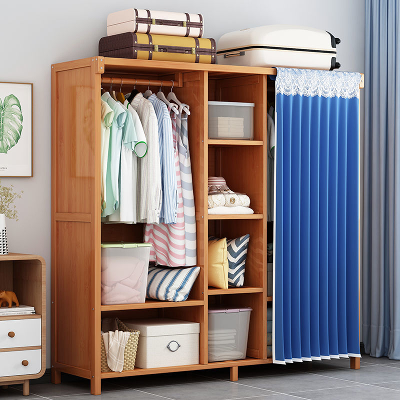 Rectangular Wardrobe Cabinet Modern Style Home Wooden Wardrobe Closet