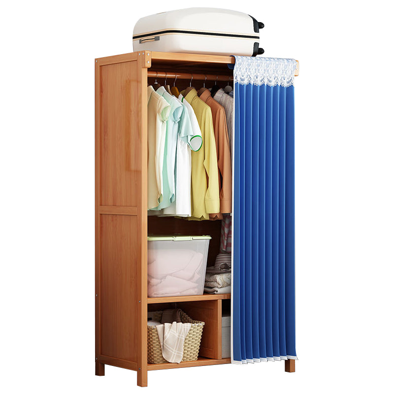 Rectangular Wardrobe Cabinet Modern Style Home Wooden Wardrobe Closet