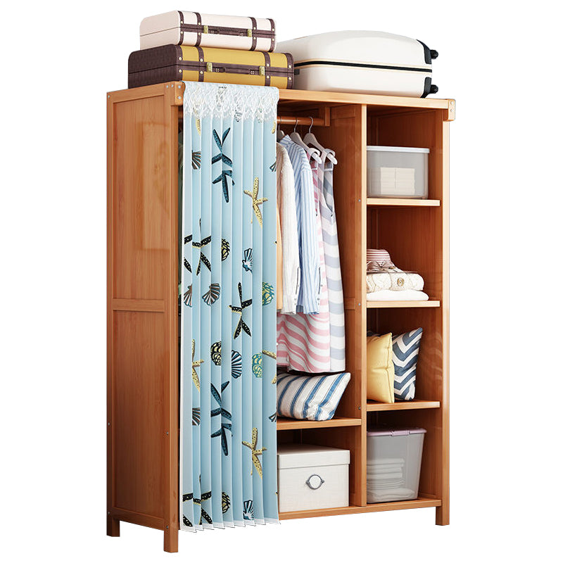 Rectangular Wardrobe Cabinet Modern Style Home Wooden Wardrobe Closet