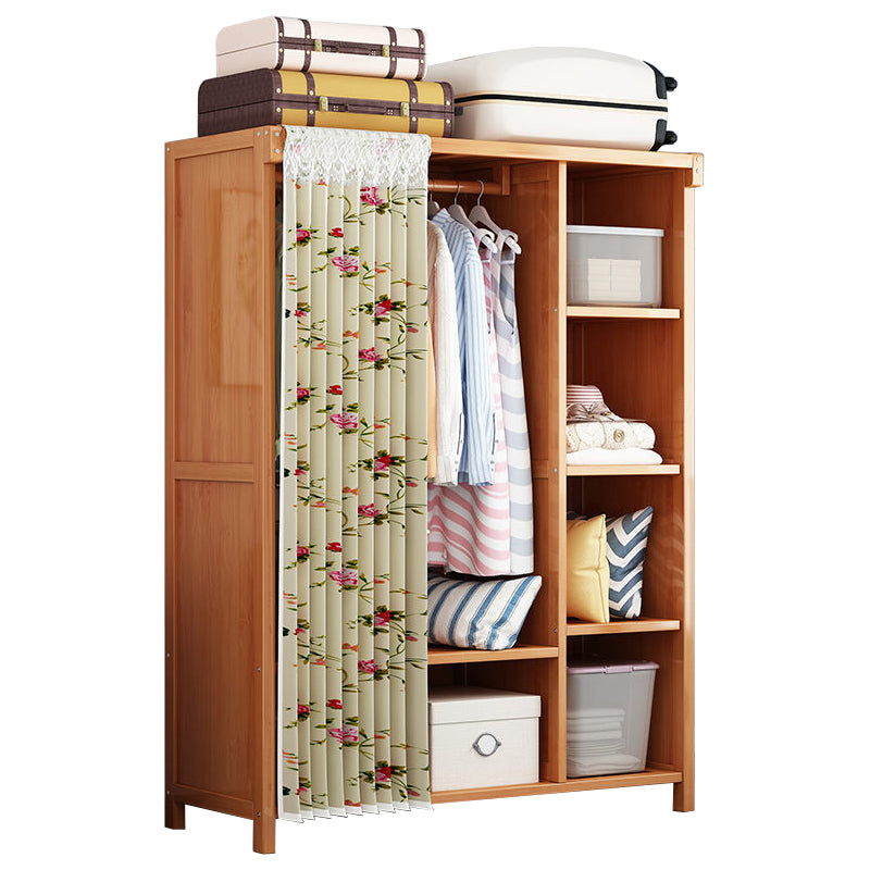 Rectangular Wardrobe Cabinet Modern Style Home Wooden Wardrobe Closet