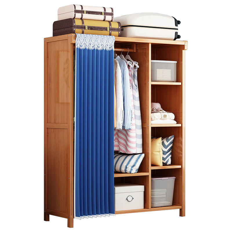 Rectangular Wardrobe Cabinet Modern Style Home Wooden Wardrobe Closet