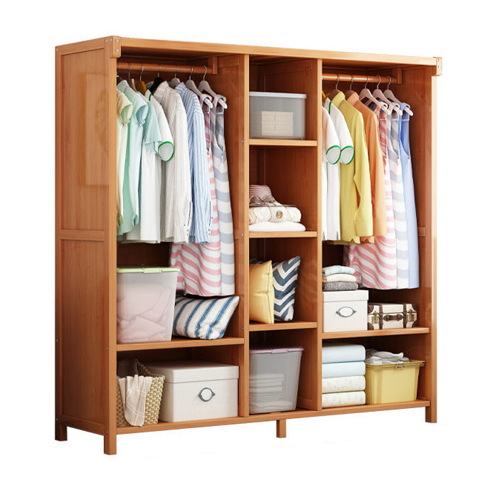 Rectangular Wardrobe Cabinet Modern Style Home Wooden Wardrobe Closet