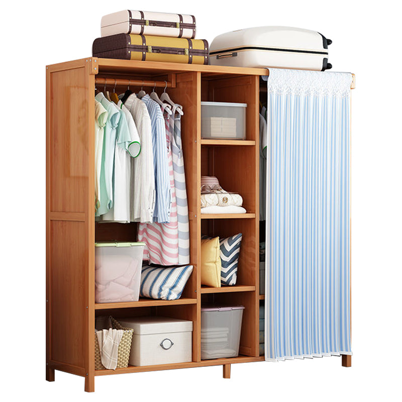 Rectangular Wardrobe Cabinet Modern Style Home Wooden Wardrobe Closet