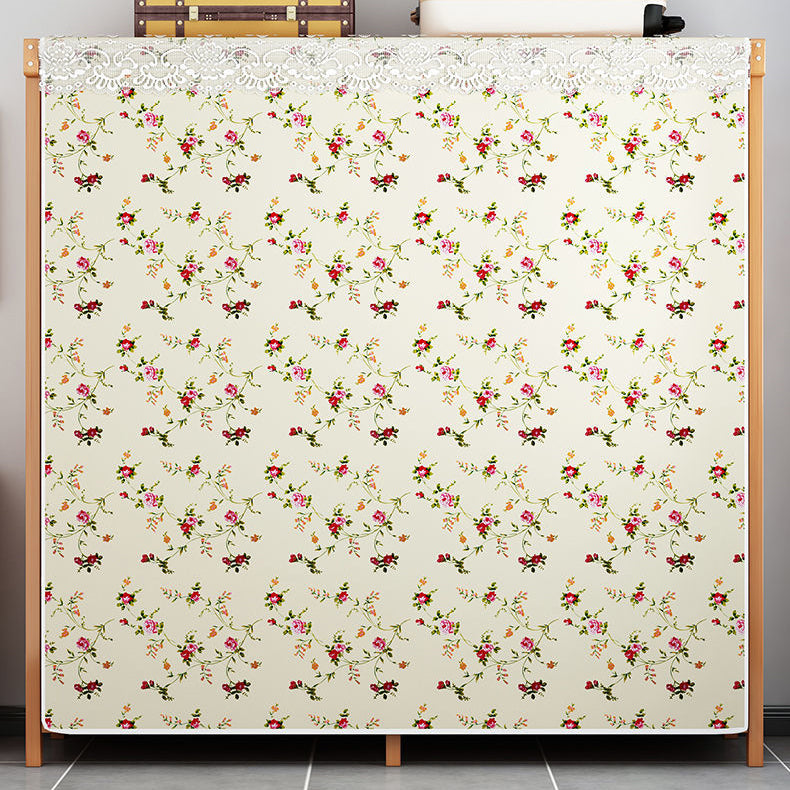 Rectangular Wardrobe Cabinet Modern Style Home Wooden Wardrobe Closet