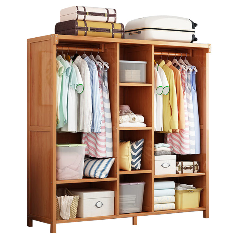 Rectangular Wardrobe Cabinet Modern Style Home Wooden Wardrobe Closet