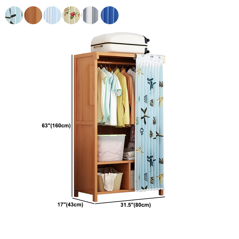 Rectangular Wardrobe Cabinet Modern Style Home Wooden Wardrobe Closet