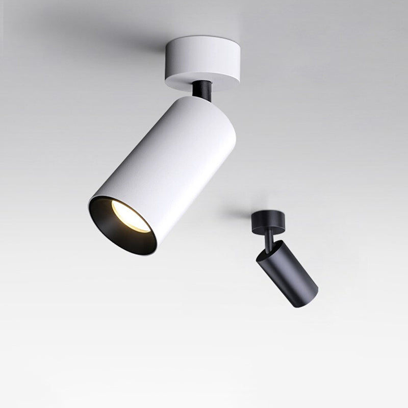 Cylinder Ceiling Light Fixture Contemporary LED Flush Mount for Living Room
