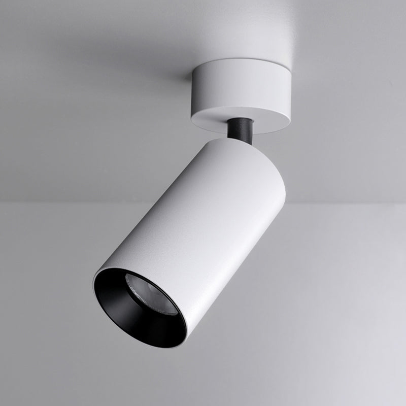 Cylinder Ceiling Light Fixture Contemporary LED Flush Mount for Living Room