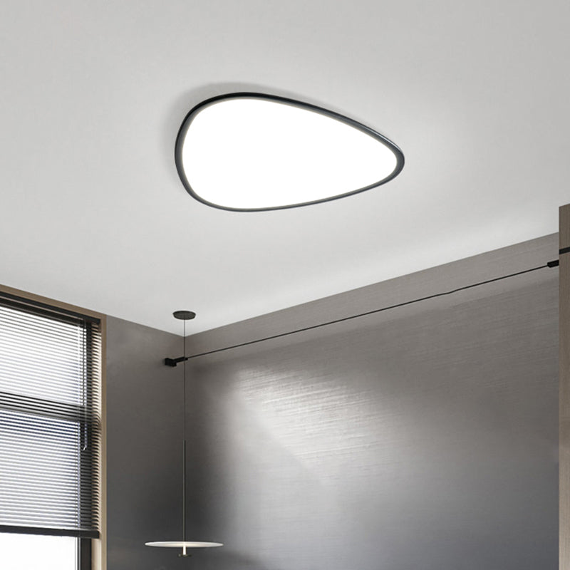 Triangle Ceiling Light Fixture Simple LED Flush Mount for Bedroom