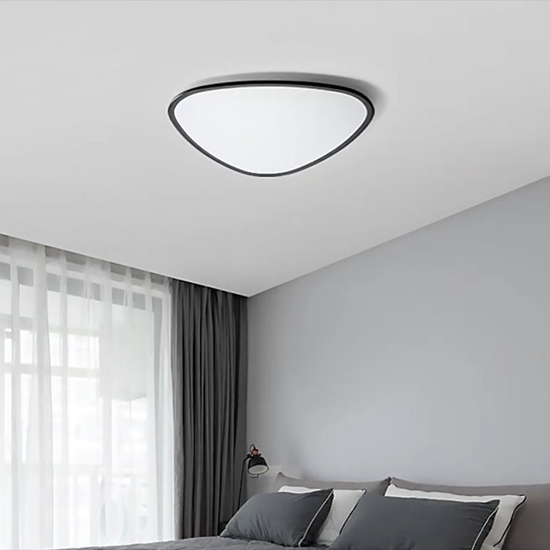 Triangle Ceiling Light Fixture Simple LED Flush Mount for Bedroom