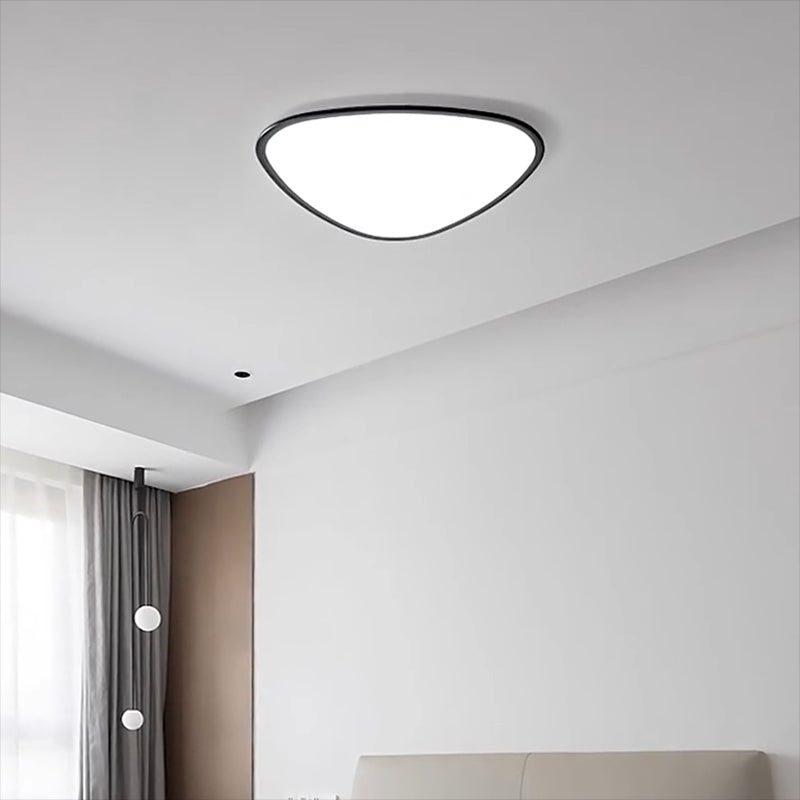 Triangle Ceiling Light Fixture Simple LED Flush Mount for Bedroom