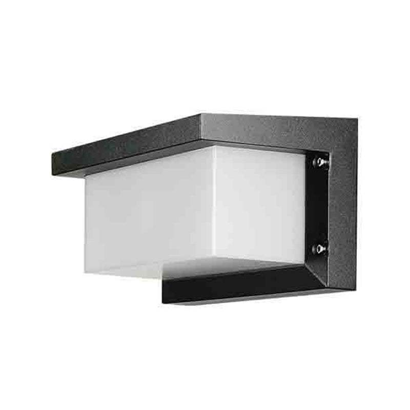 Waterproof Wall Mount Lamp Modern Style with Plastic Shade for Garden