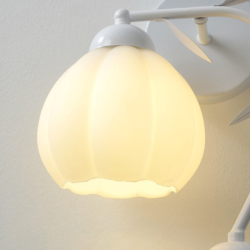 1/2-Light Modernism White Metallic Shaded LED Wall Mounted for Foyer