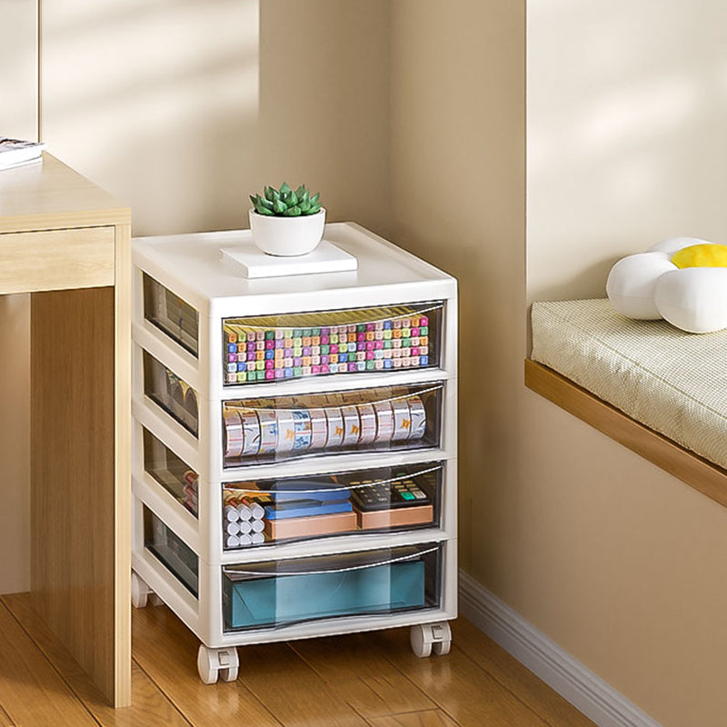 Modern Plastic File Cabinet Storage Drawers Filing Cabinet for Office