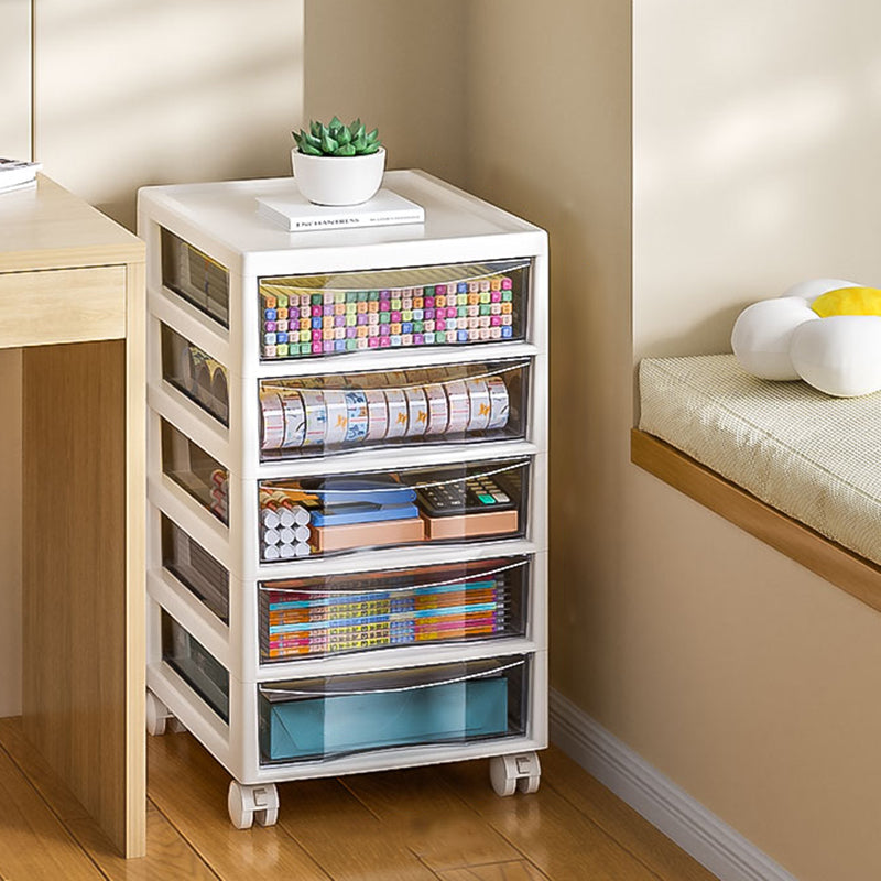 Modern Plastic File Cabinet Storage Drawers Filing Cabinet for Office