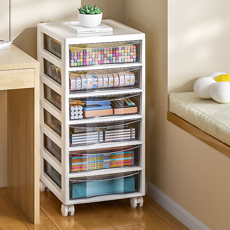 Modern Plastic File Cabinet Storage Drawers Filing Cabinet for Office