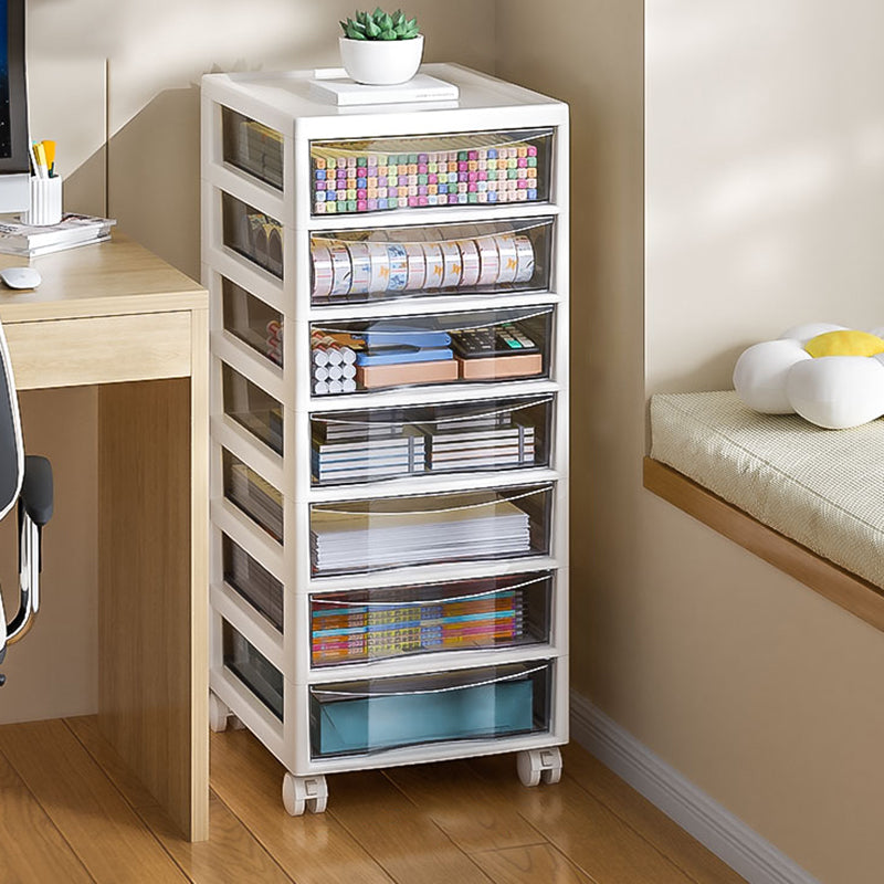 Modern Plastic File Cabinet Storage Drawers Filing Cabinet for Office