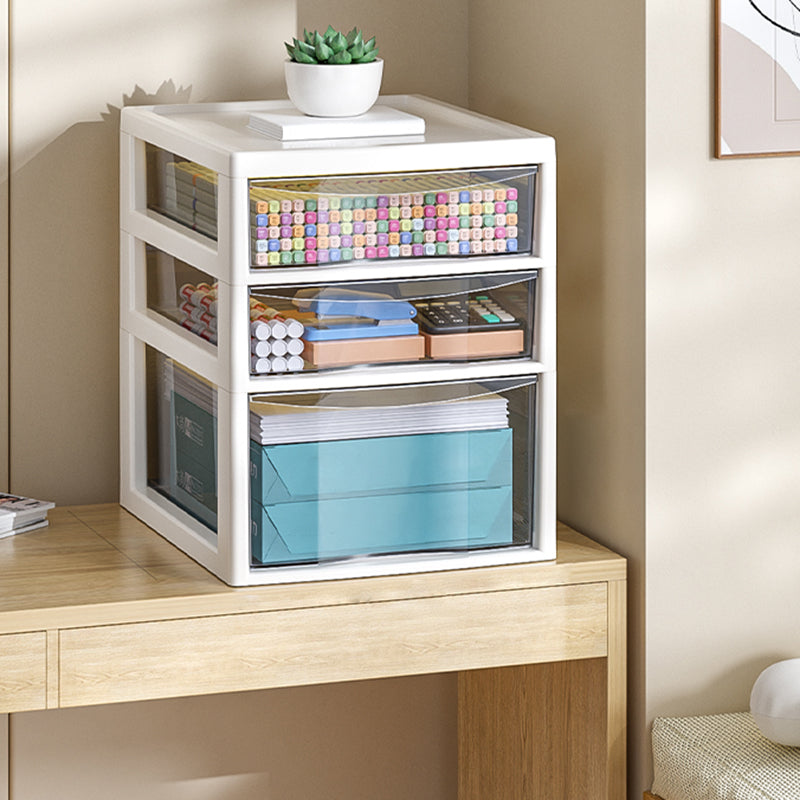 Modern Plastic File Cabinet Storage Drawers Filing Cabinet for Office