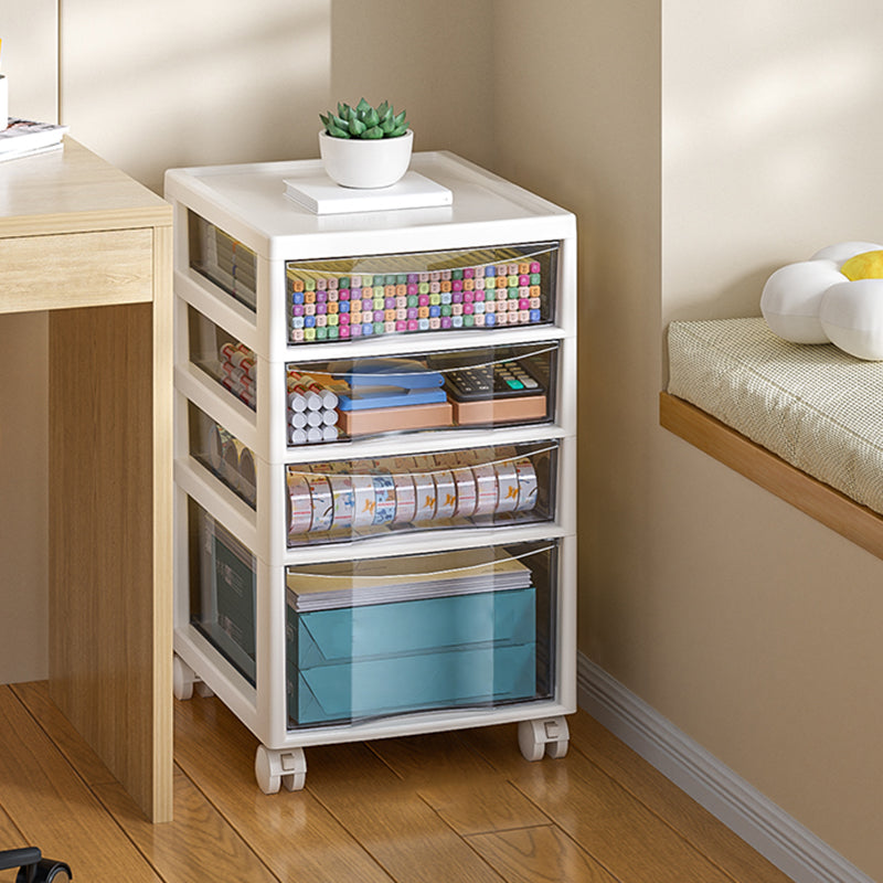 Modern Plastic File Cabinet Storage Drawers Filing Cabinet for Office
