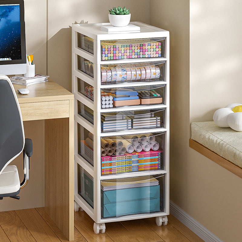Modern Plastic File Cabinet Storage Drawers Filing Cabinet for Office