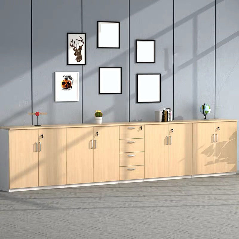 Contemporary Storage Filing Cabinet Wooden Frame Drawers Filing Cabinet