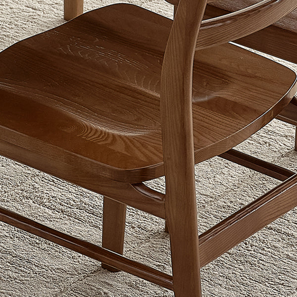 Dining Room Modern Solid Wood Ladder Back Armless Dining Chair