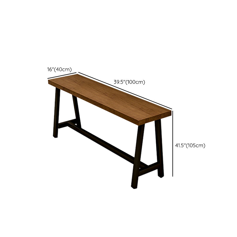 1/4/7 Pieces Modern Rectangle Solid Wood Pub Table with High Stools