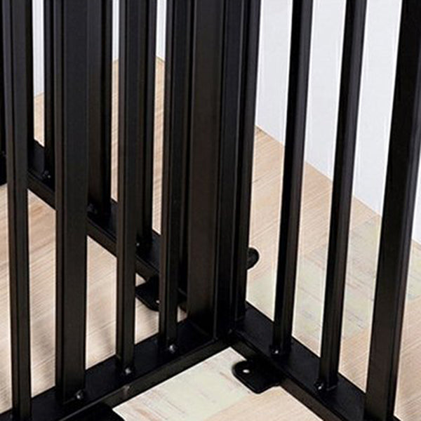 Natural Finish Pine Wood Top Bistro Table with Metal Double Pedestal