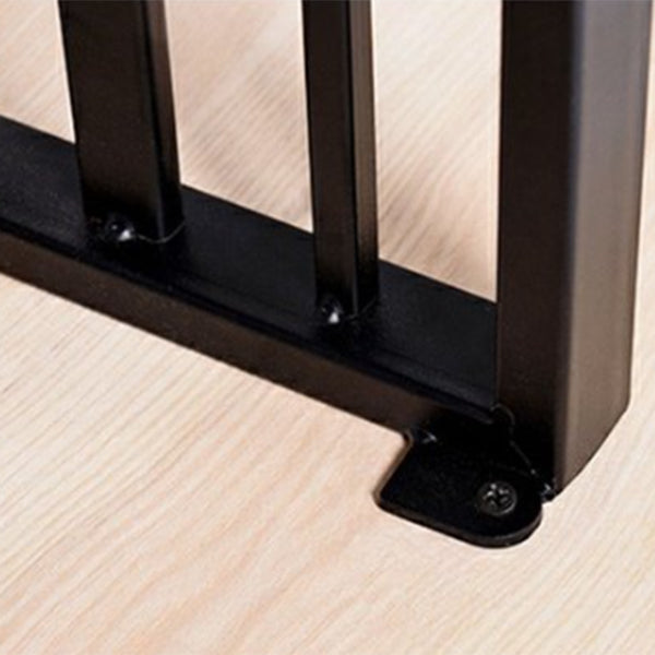 Natural Finish Pine Wood Top Bistro Table with Metal Double Pedestal